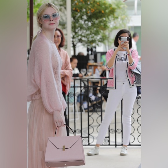 Valextra Iside Top Handle Bag – Two-Tone Ivory & Royal Blue - Picture 9 of 11